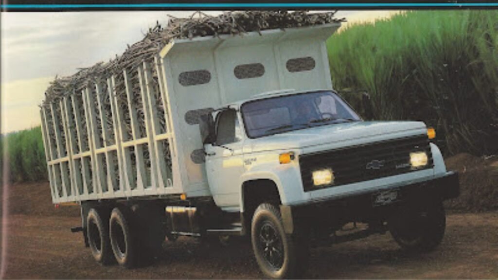 O caminhão Chevrolet foi o último produto no Brasil a usar motores a álcool e gasolina, cuja produção foi encerrada em 1995.