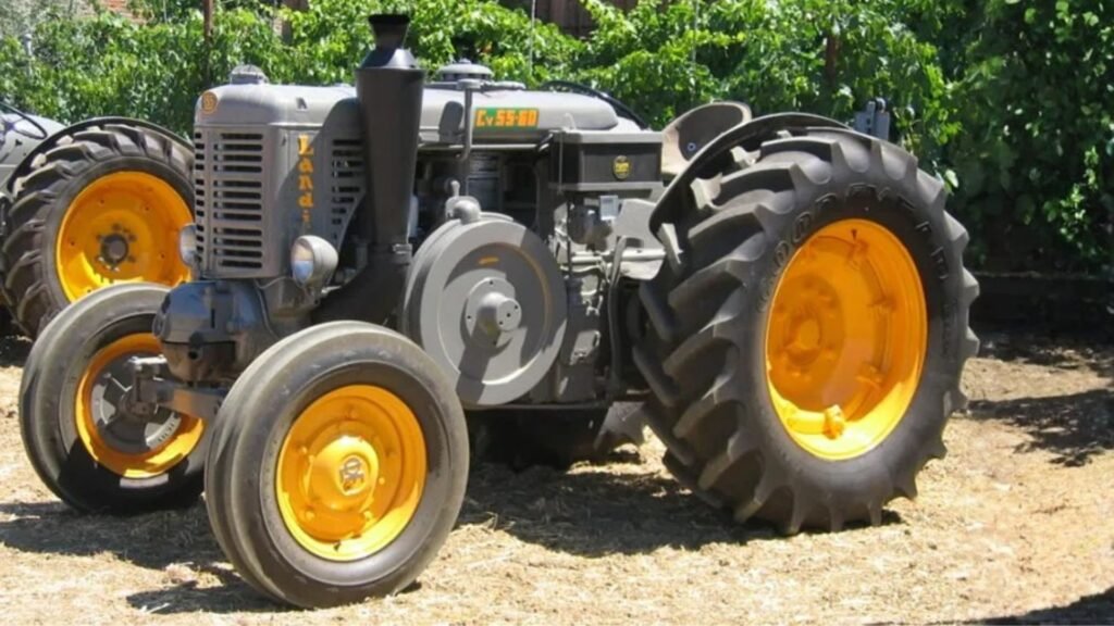 A Landini comercializou uma linha de tratores com peculiar motor de 1 cilindro, porém com imenso volume de 12.2 litros!