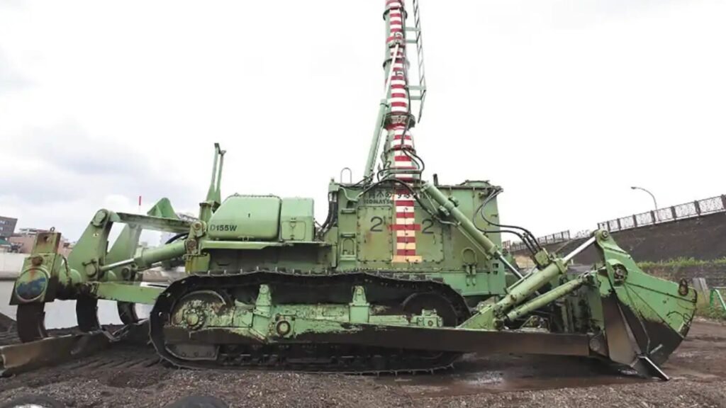 D155W - O inusitado trator de esteira da Komatsu capaz de trabalhar debaixo d'água.