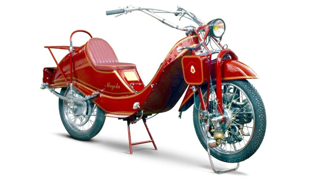 A motocicleta alemã Megola é altamente exótica, com soluções que nenhuma outra moto usou!