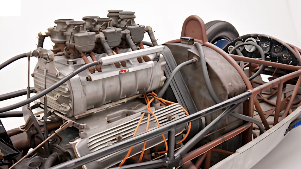 A última mudança mecânica do carro de Beatty, foi a adoção do motor Oldsmobile com blower de Detroit-Diesel 6-71 e seis carburadores Stromberg!